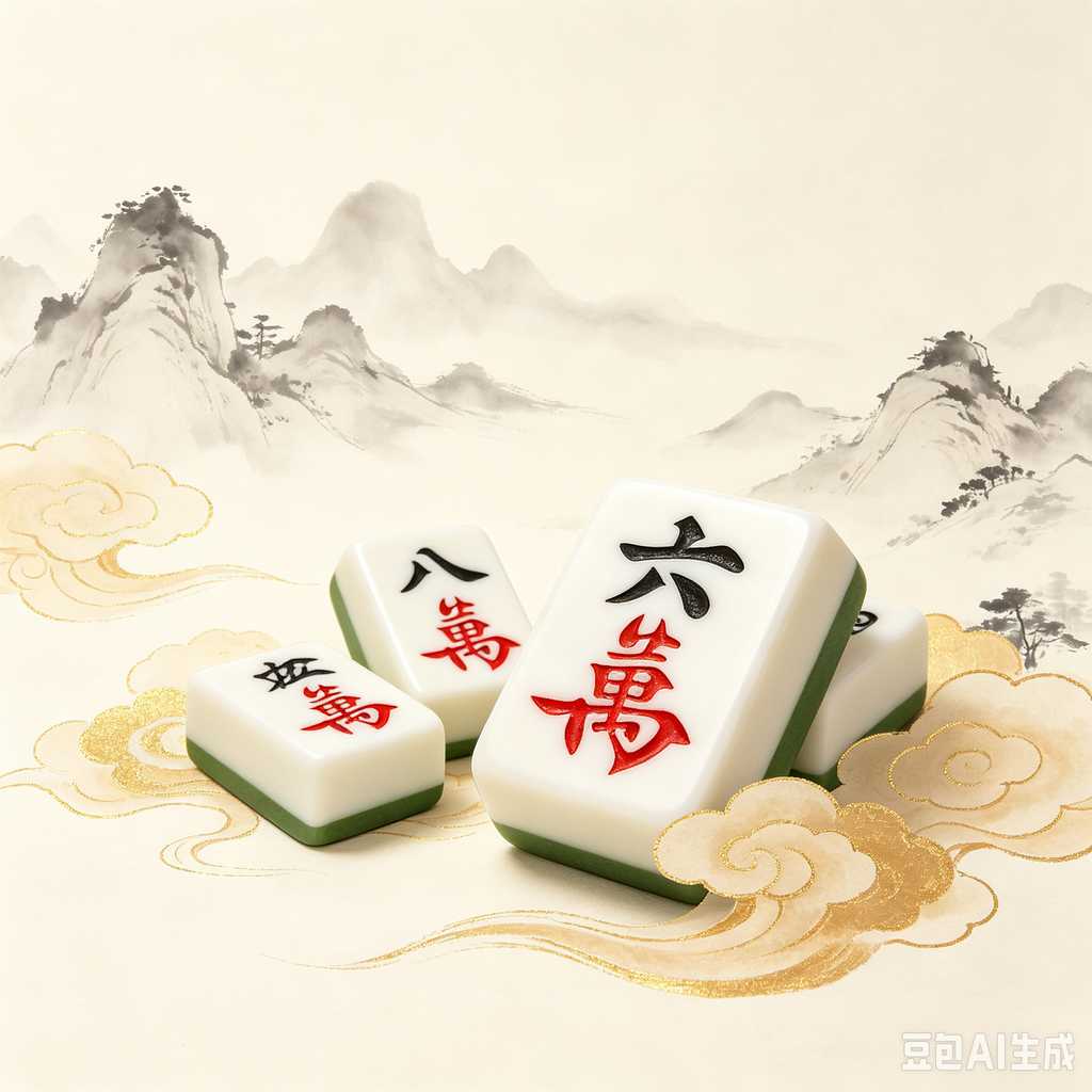 classic text mahjong set