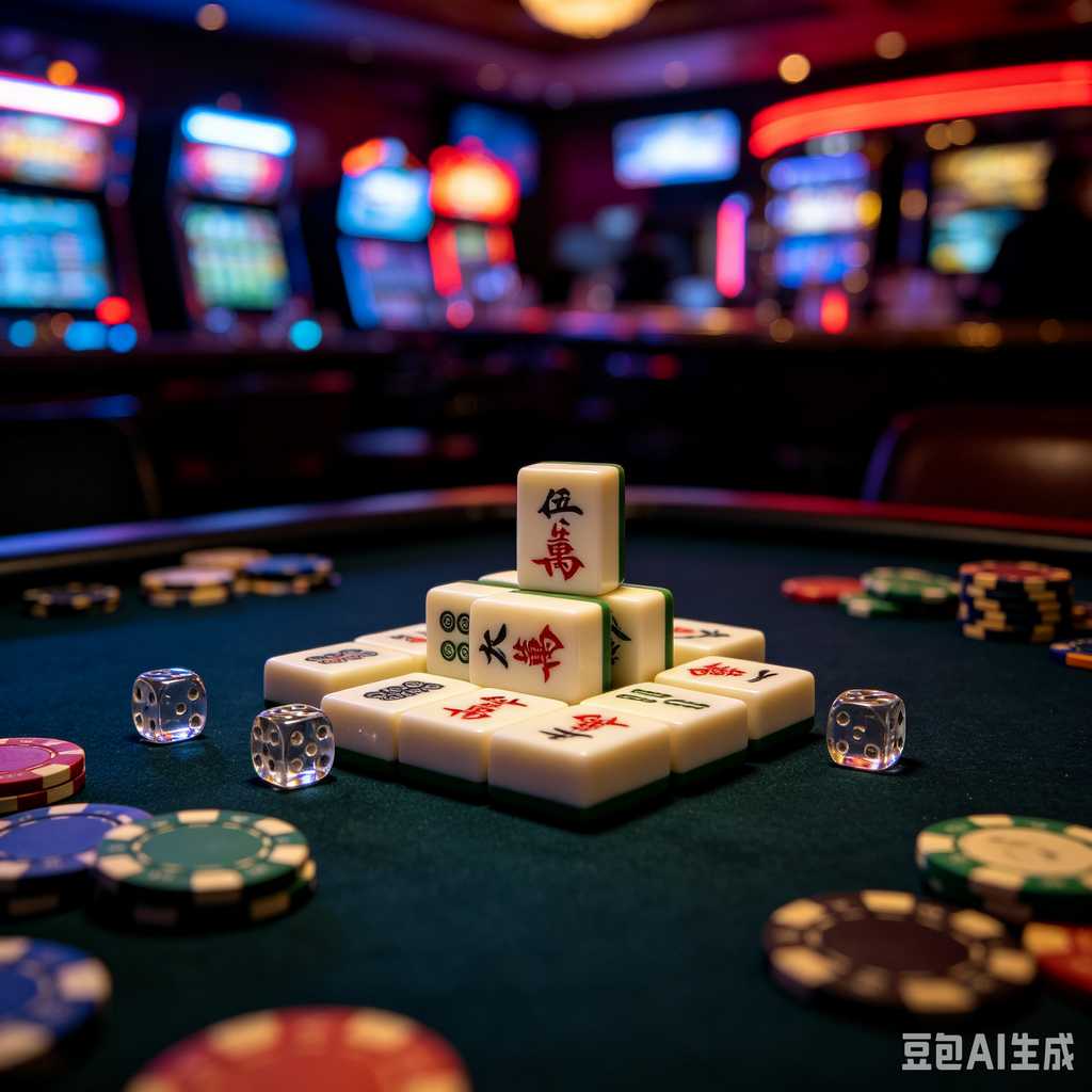 vintage style mahjong set