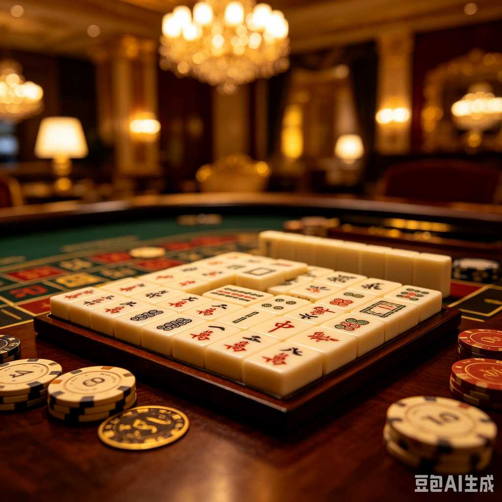 luxury carving mahjong tiles