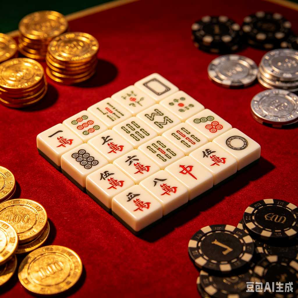 mahjong tile rack set